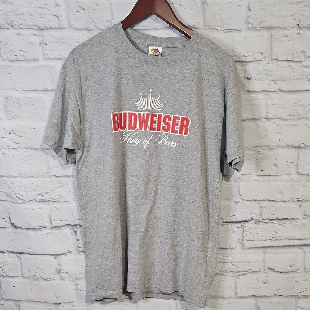 Gray Budweiser Tee